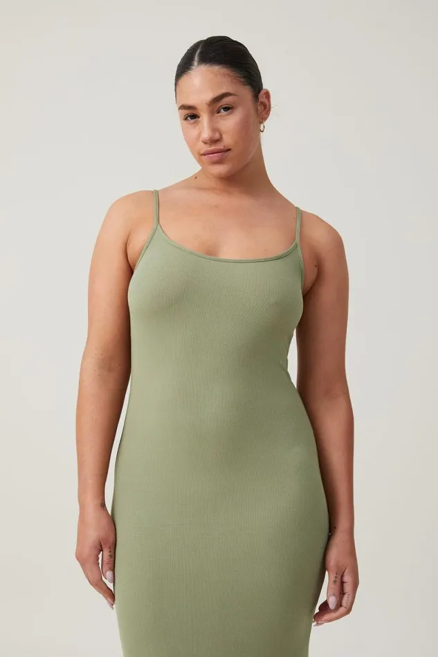 Women Dresses Cotton On Staple 90S Slip Maxi Dress Cool Khaki