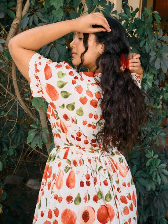Women Dresses Lisa Says Gah Topanga Dress Fruit Print