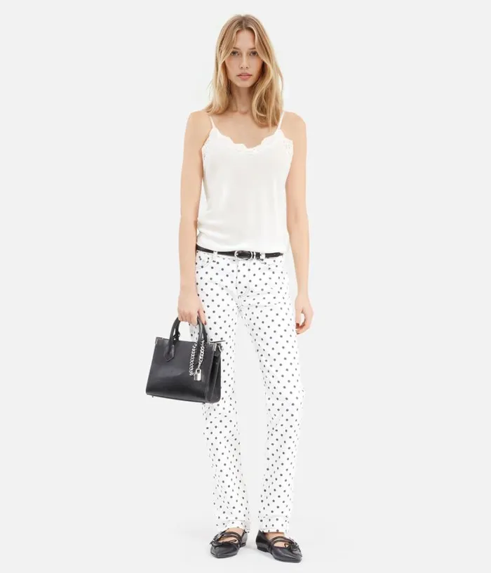 Women Ecru Silk Camisole THE KOOPLES Blouses and Shirts