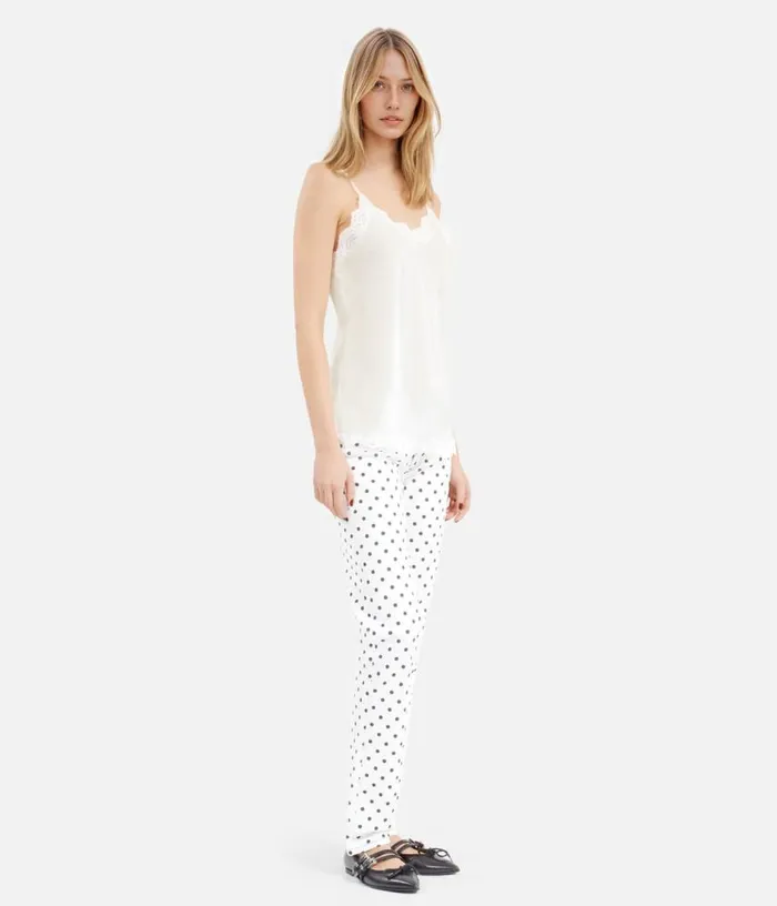 Women Ecru Silk Camisole THE KOOPLES Blouses and Shirts