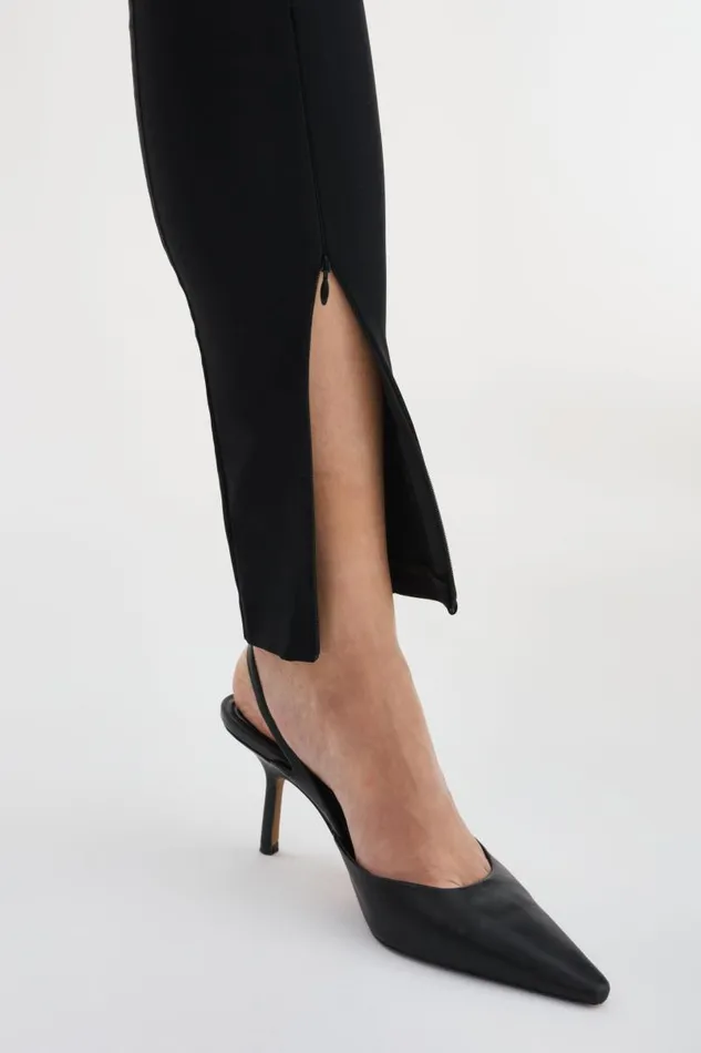 Women ELAINE Twill Leggings Black LAMARQUE Pants and Shorts
