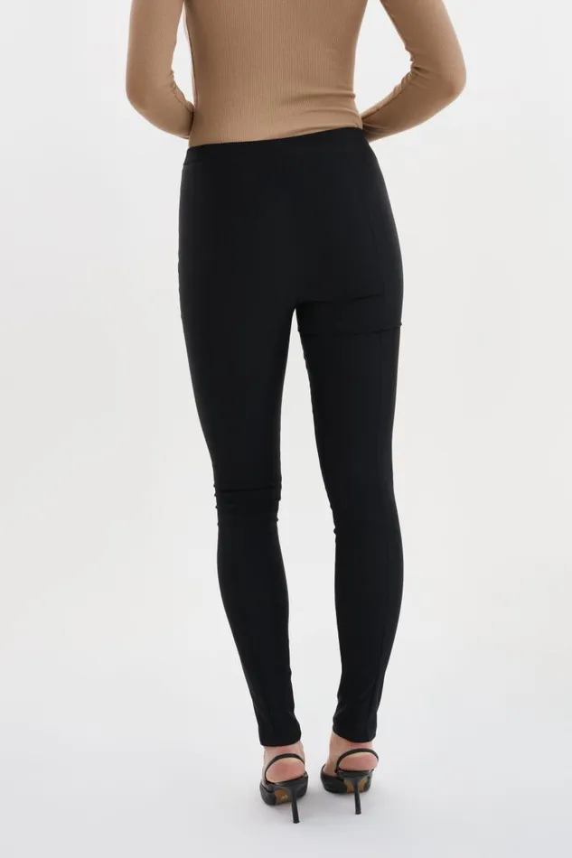 Women ELAINE Twill Leggings Black LAMARQUE Pants and Shorts