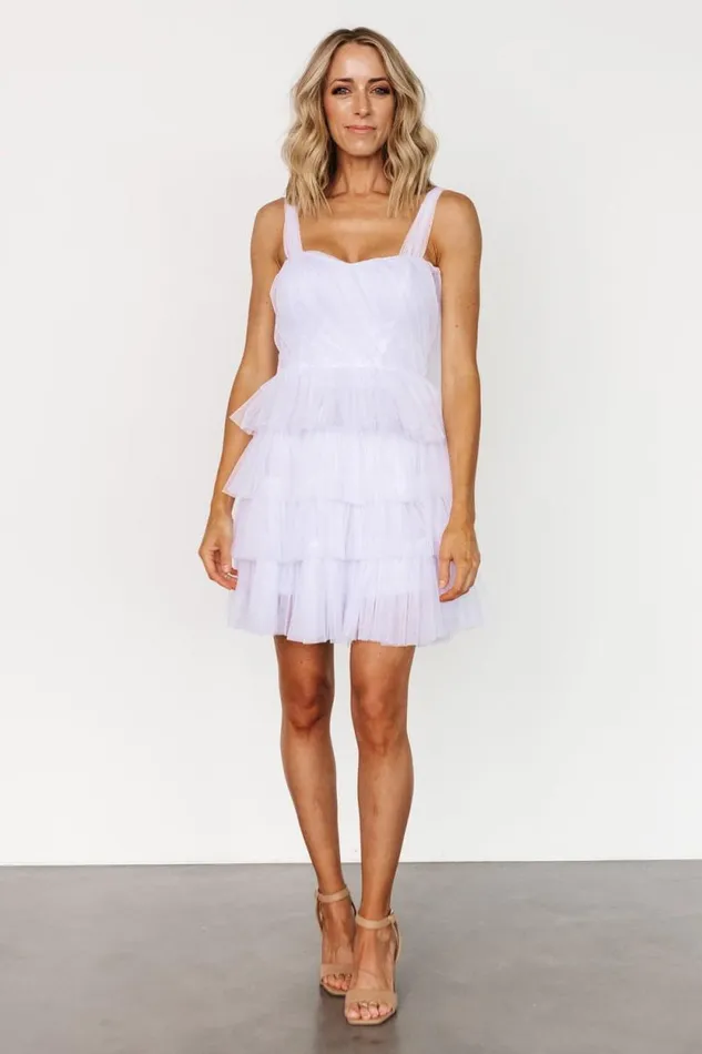 Women Ember Tulle Short Dress Lilac Baltic Born Short Dresses