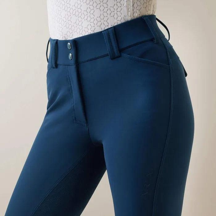 Women English Riding Ariat WMS Tri Factor Grip Full Seat Breech Deep Petroleum Women English Riding Ariat WMS Tri Factor Grip Full Seat Breech Deep Petroleum