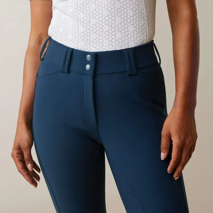 Women English Riding Ariat WMS Tri Factor Grip Full Seat Breech Deep Petroleum Women English Riding Ariat WMS Tri Factor Grip Full Seat Breech Deep Petroleum