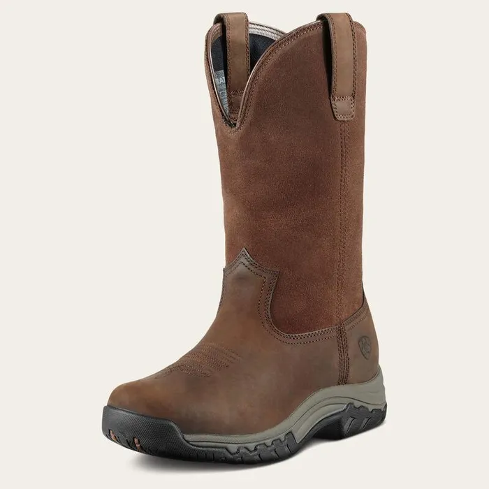 Women English Riding Boots Ariat Terrain Pull On Waterproof Boot Distressed Brown