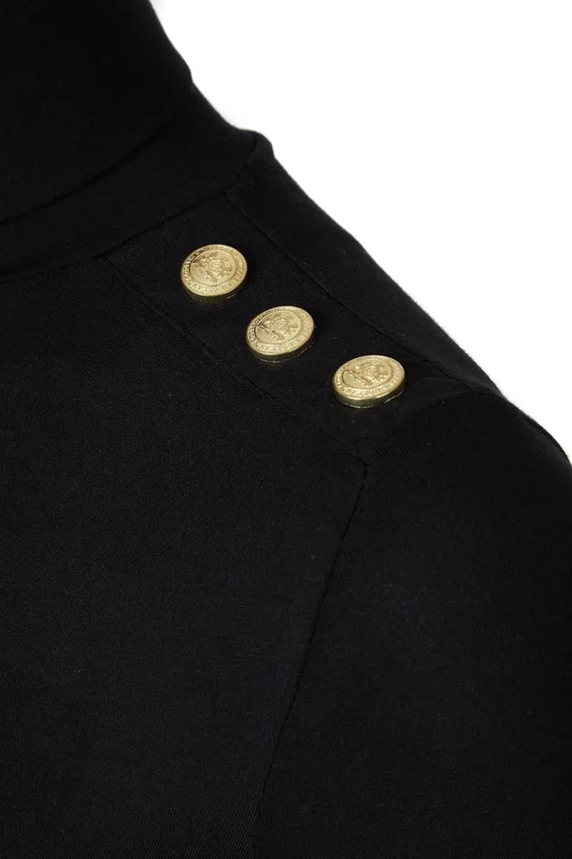 Women Essential Roll Neck Black Holland Cooper Tops Women Essential Roll Neck Black Holland Cooper Tops