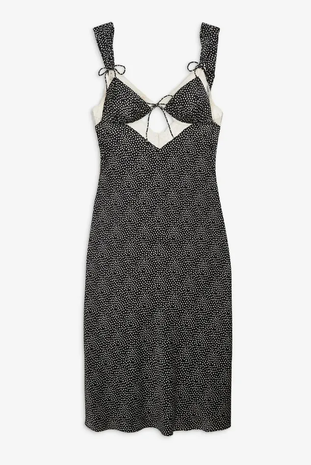 Women Evangeline Midi Slip Dress Black For Love and Lemons Lingerie Women Evangeline Midi Slip Dress Black For Love and Lemons Lingerie