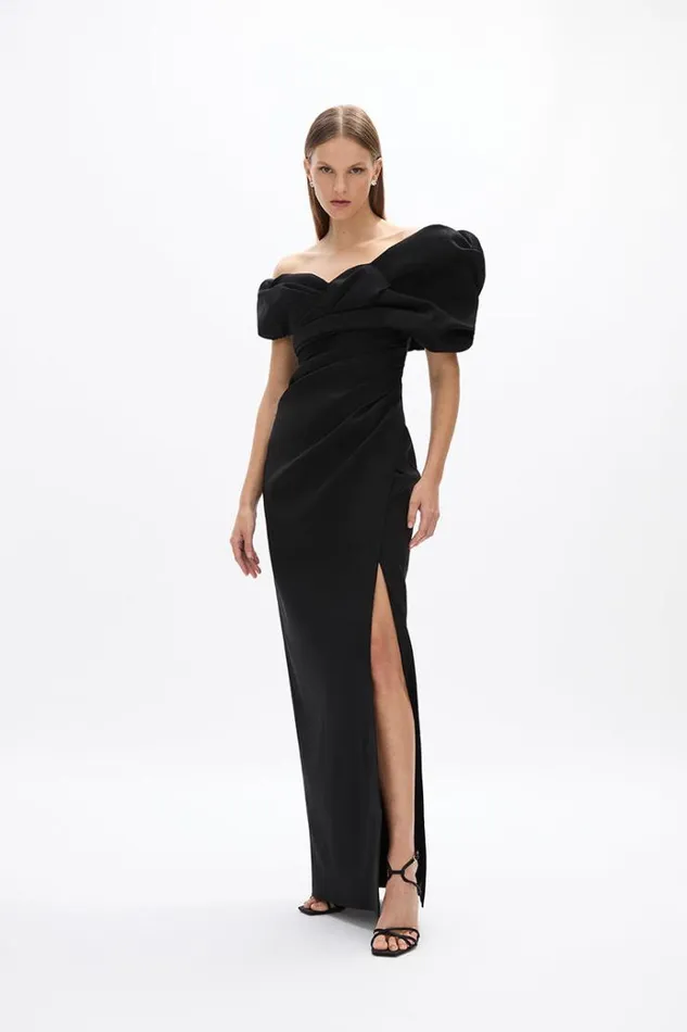 Women Evening Dresses Rachel Gilbert Gia Gown Black