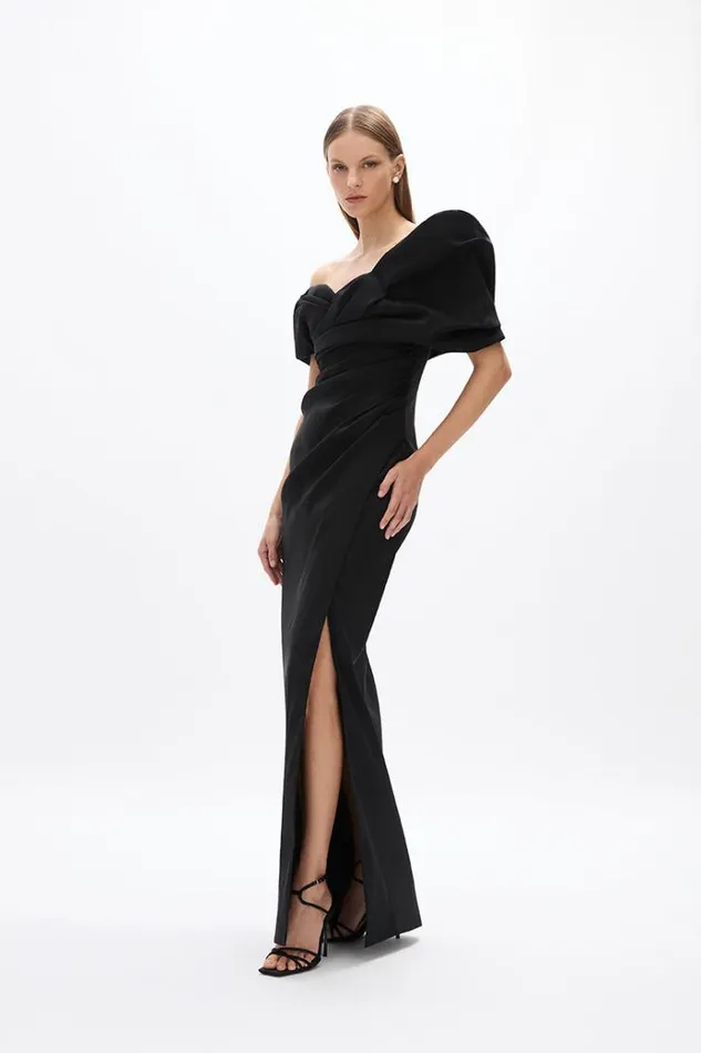 Women Evening Dresses Rachel Gilbert Gia Gown Black