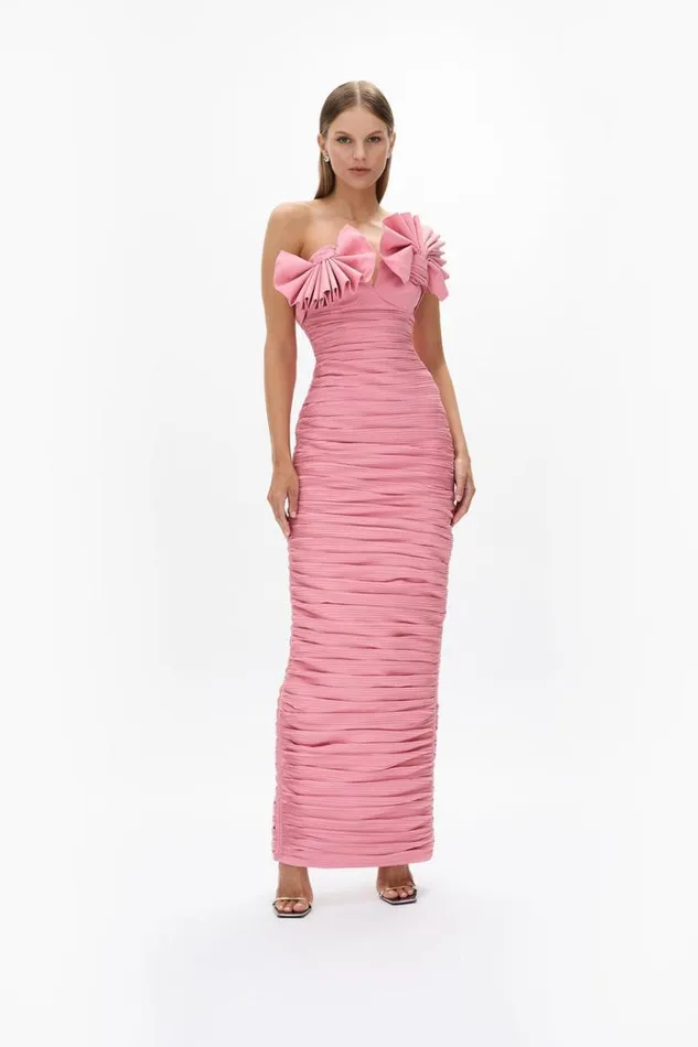 Women Evening Dresses Rachel Gilbert Jensen Gown Peony
