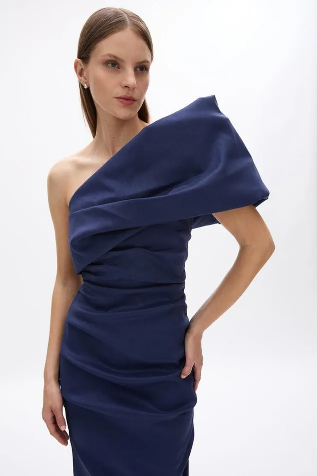 Women Evening Dresses Rachel Gilbert Kat Gown In Navy