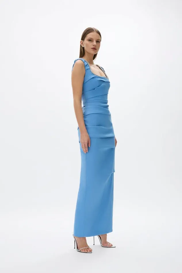 Women Evening Dresses Rachel Gilbert Onyx Gown Marina Blue Women Evening Dresses Rachel Gilbert Onyx Gown Marina Blue