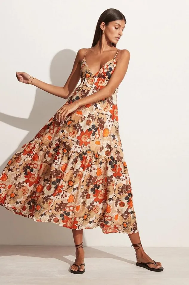Women Faithfull The Brand Dresses Anisha Maxi Dress Kaiya Floral Print 8211 Final Sale