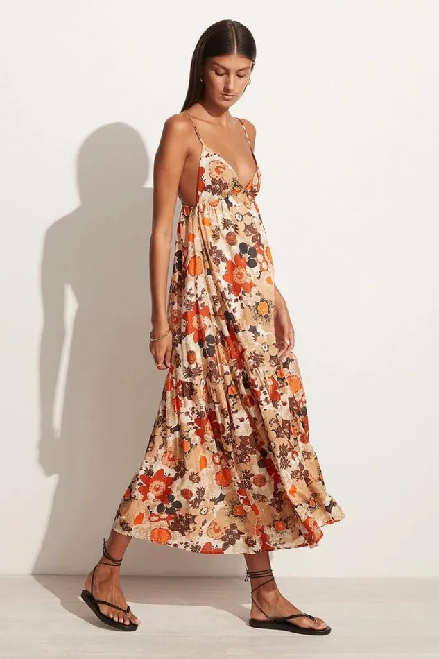 Women Faithfull The Brand Dresses Anisha Maxi Dress Kaiya Floral Print 8211 Final Sale