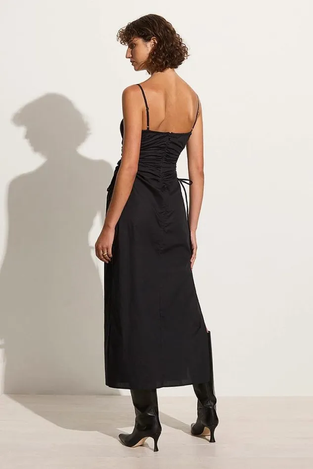 Women Faithfull The Brand Dresses Beatriz Midi Dress Black