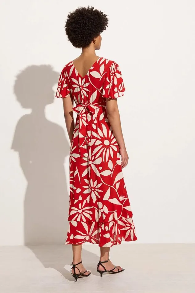 Women Faithfull The Brand Dresses San Isidro Midi Dress De La Paz Floral