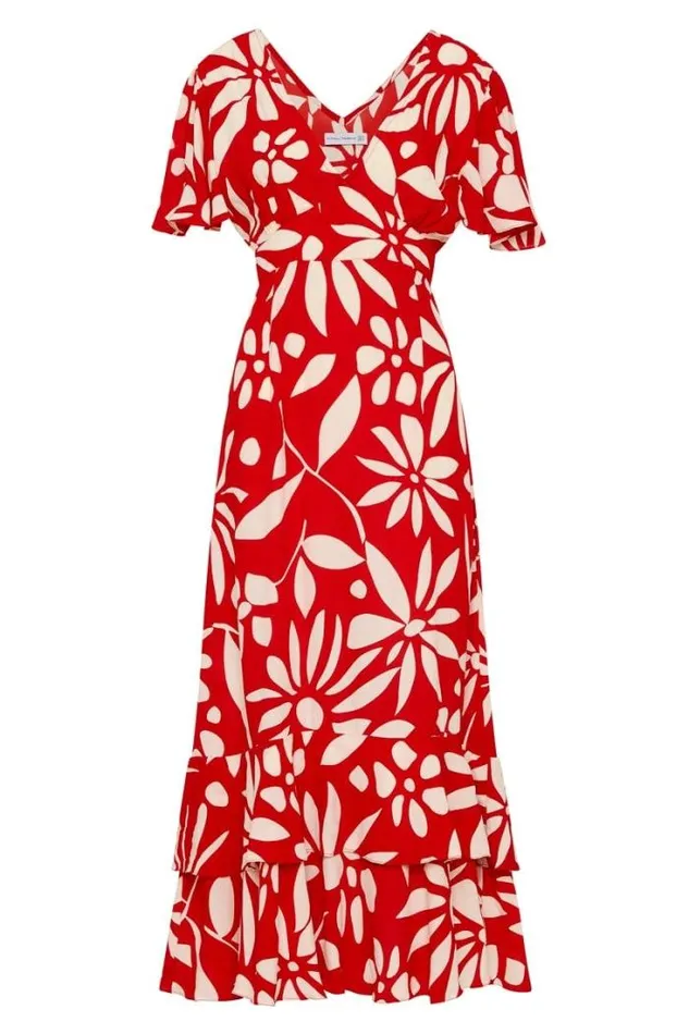 Women Faithfull The Brand Dresses San Isidro Midi Dress De La Paz Floral