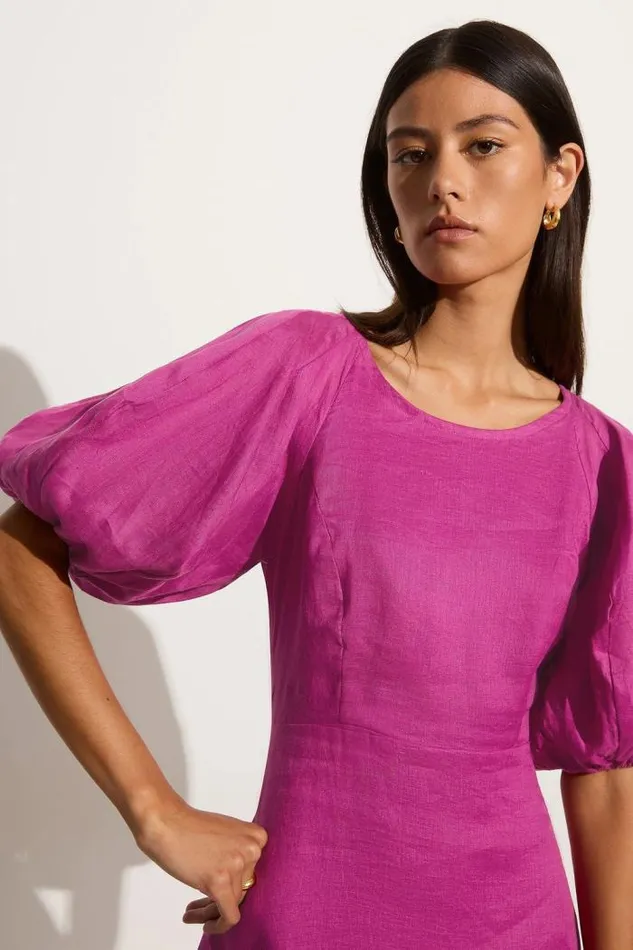 Women Faithfull The Brand Mini Dresses Mai Mini Dress Magenta