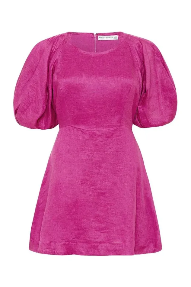 Women Faithfull The Brand Mini Dresses Mai Mini Dress Magenta