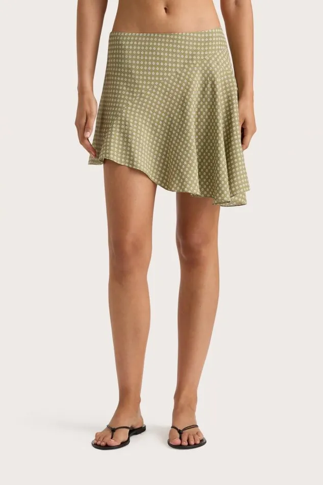 Women Faithfull The Brand Skirts and Shorts Emalee Mini Skirt Oliander Khaki