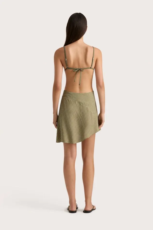 Women Faithfull The Brand Skirts and Shorts Emalee Mini Skirt Oliander Khaki