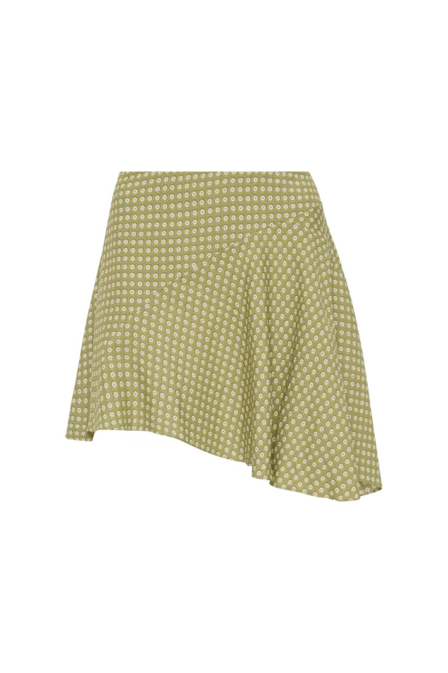 Women Faithfull The Brand Skirts and Shorts Emalee Mini Skirt Oliander Khaki