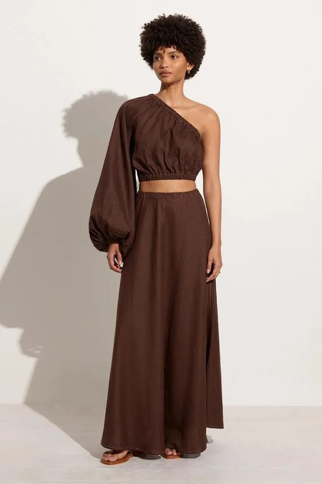 Women Faithfull The Brand Skirts and Shorts Heba Skirt Cacao