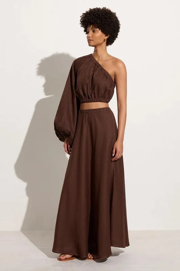 Women Faithfull The Brand Skirts and Shorts Heba Skirt Cacao