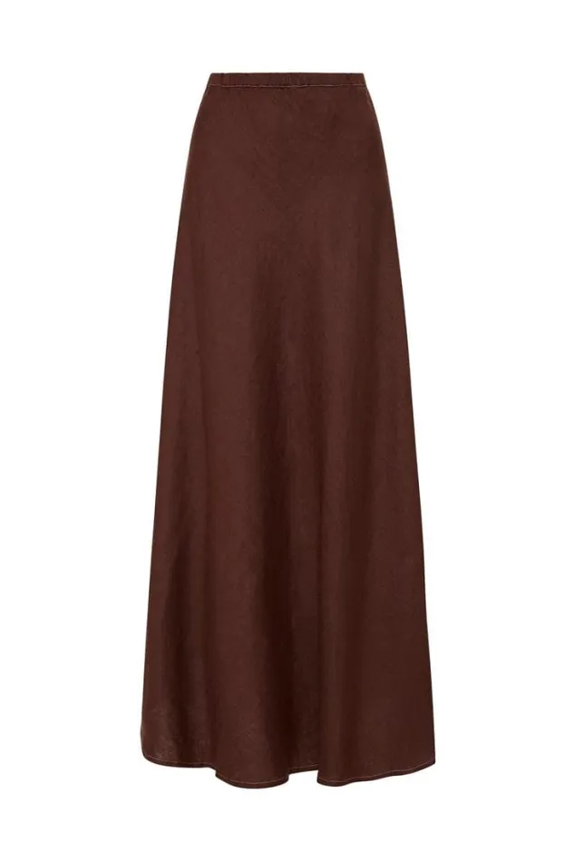 Women Faithfull The Brand Skirts and Shorts Heba Skirt Cacao
