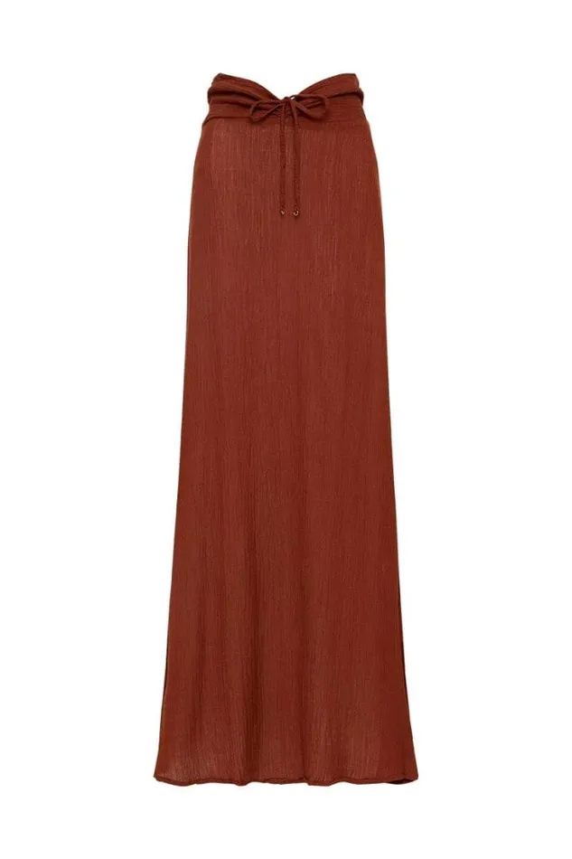 Women Faithfull The Brand Skirts and Shorts Leonardo Skirt Cinnamon 8211 Final Sale