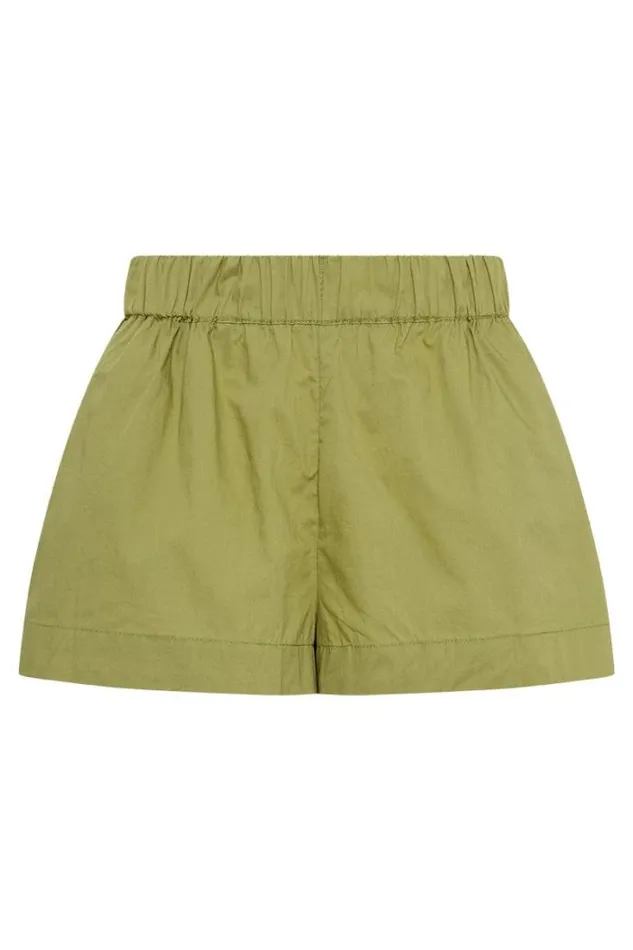 Women Faithfull The Brand Skirts and Shorts Lorenso Short Khaki 8211 Final Sale
