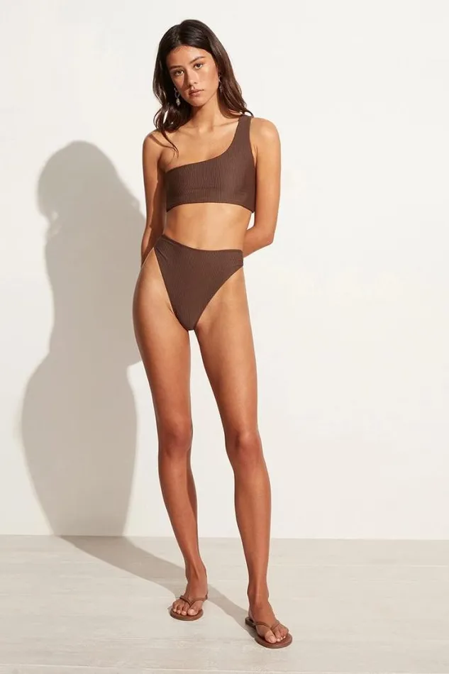 Women Faithfull The Brand Swim Dylla Bikini Bottoms Coffee 8211 Final Sale