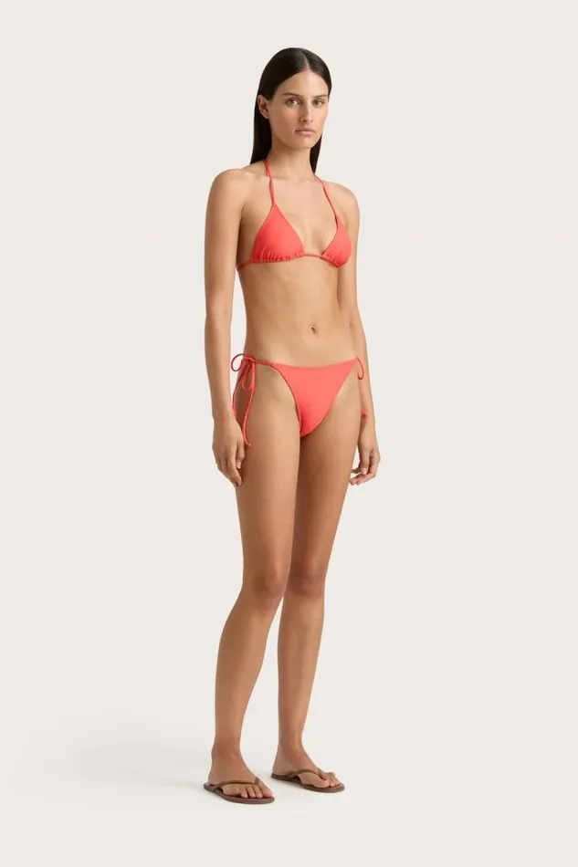 Women Faithfull The Brand Swim Leo Bikini Bottom Vermillion