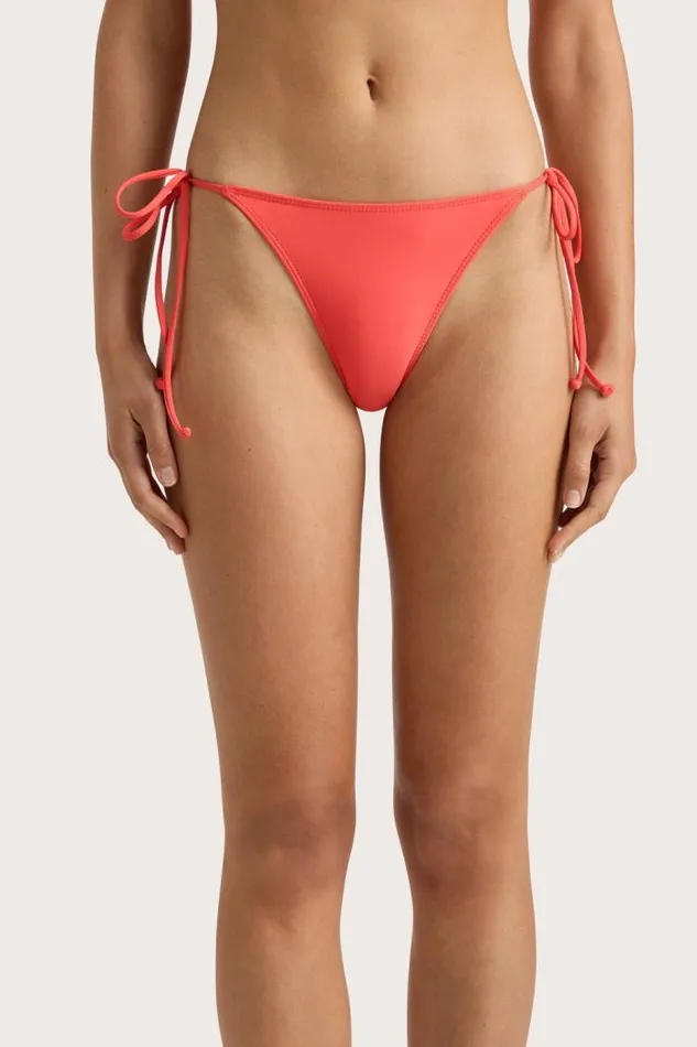 Women Faithfull The Brand Swim Leo Bikini Bottom Vermillion