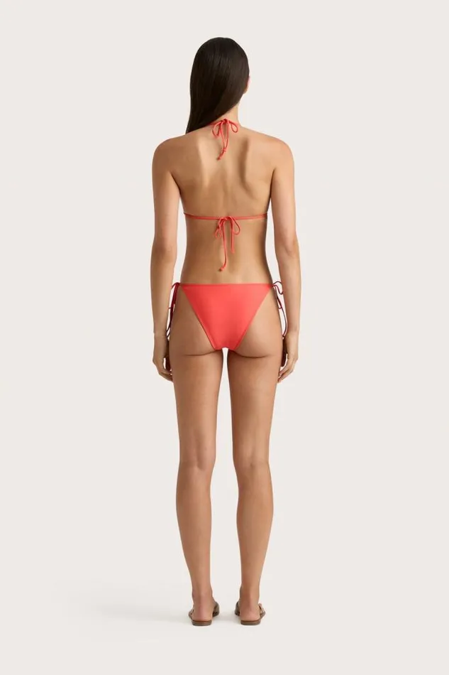 Women Faithfull The Brand Swim Leo Bikini Bottom Vermillion