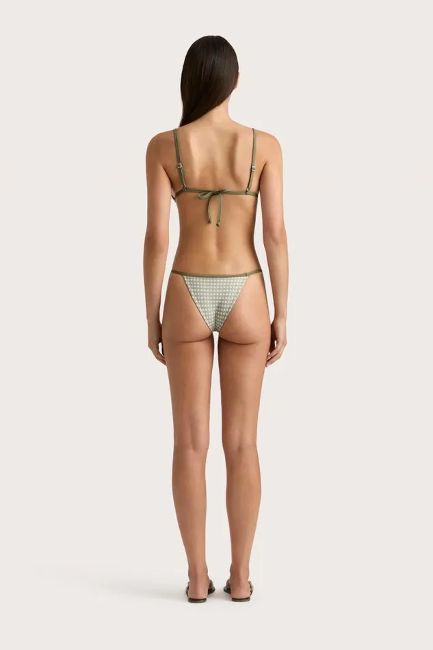 Women Faithfull The Brand Swim Manon Bikini Top Oliander Khaki