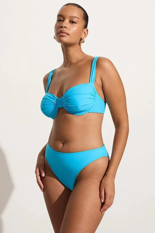 Women Faithfull The Brand Swim Sol Bikini Top Splash 8211 Final Sale