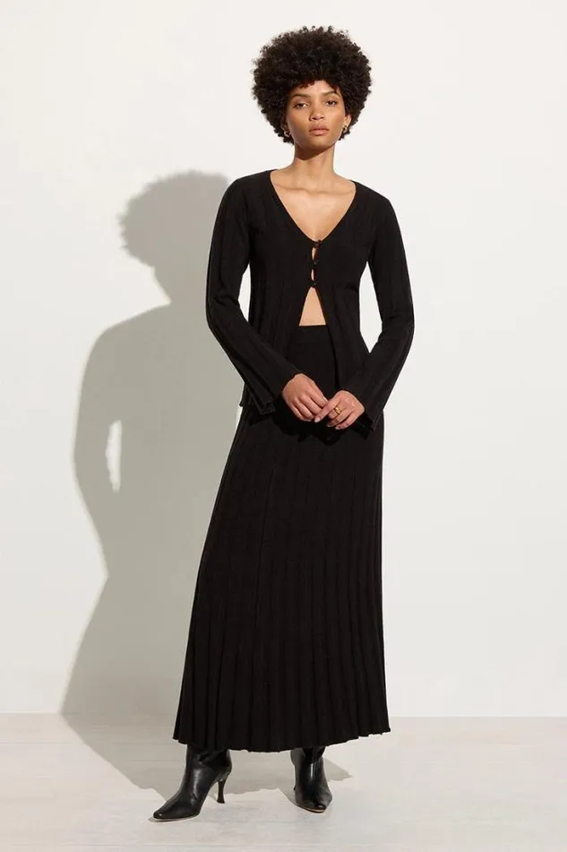 Women Faithfull The Brand Tops Athena Knit Cardigan Black