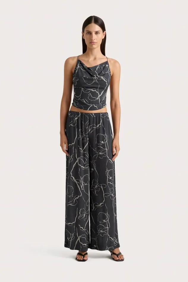 Women Faithfull The Brand Tops Aurelie Top Calla Charred Navy