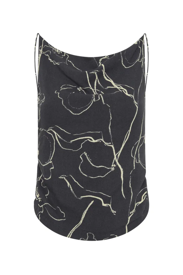Women Faithfull The Brand Tops Aurelie Top Calla Charred Navy