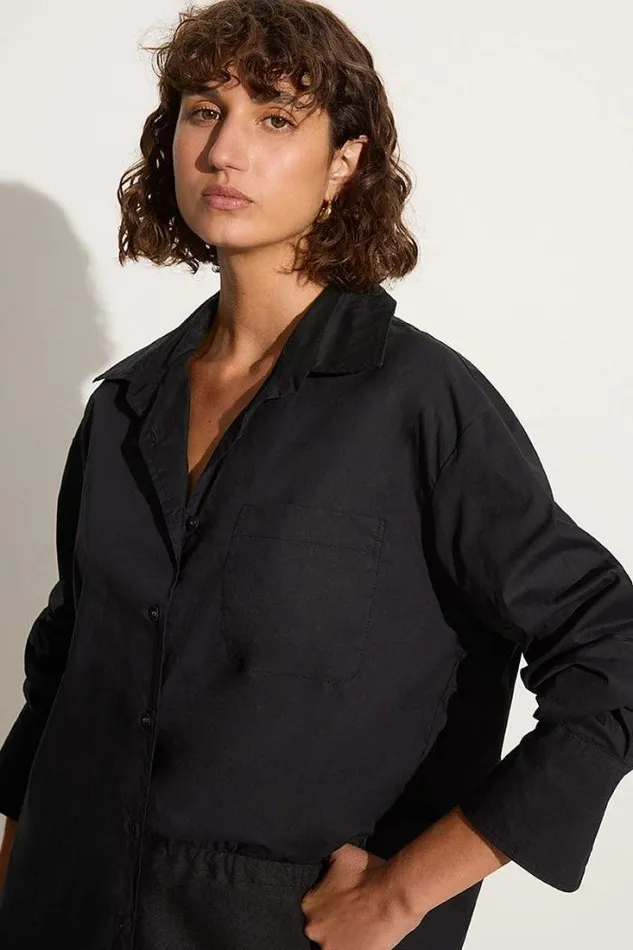 Women Faithfull The Brand Tops Mirabella Shirt Black