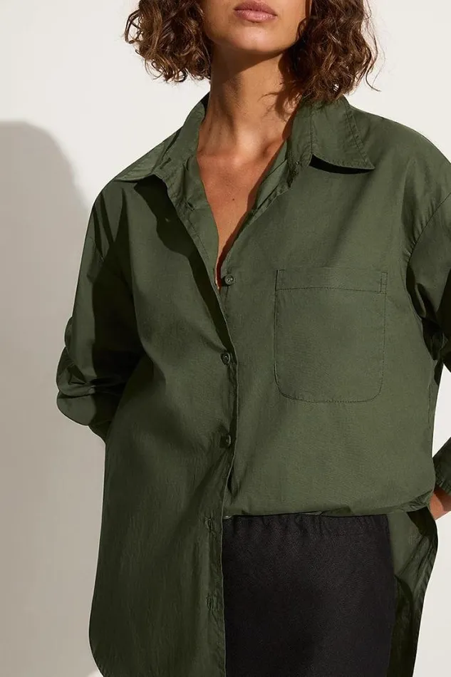 Women Faithfull The Brand Tops Mirabella Shirt Pine
