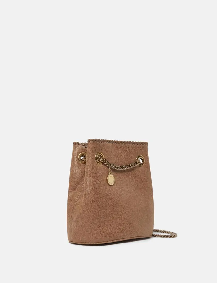 Women Falabella Bucket Bag Pecan Brown Stella McCartney Mini Bags And Clutches Women Falabella Bucket Bag Pecan Brown Stella McCartney Mini Bags And Clutches
