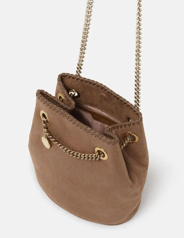 Women Falabella Bucket Bag Pecan Brown Stella McCartney Mini Bags And Clutches Women Falabella Bucket Bag Pecan Brown Stella McCartney Mini Bags And Clutches