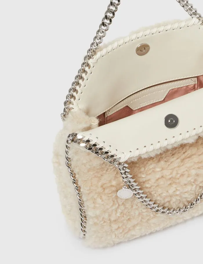 Women Falabella Mini Teddy Tote Bag Oat Stella McCartney TopHandle Bags Women Falabella Mini Teddy Tote Bag Oat Stella McCartney TopHandle Bags