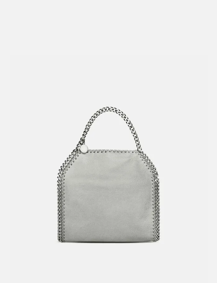 Women Falabella Tiny Tote Bag Light Grey Stella McCartney TopHandle Bags