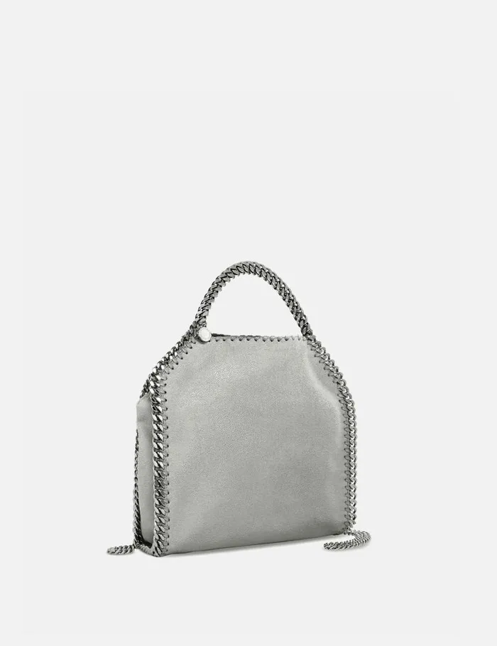 Women Falabella Tiny Tote Bag Light Grey Stella McCartney TopHandle Bags Women Falabella Tiny Tote Bag Light Grey Stella McCartney TopHandle Bags