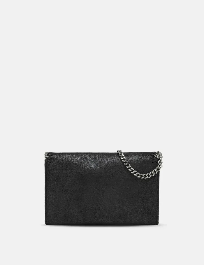 Women Falabella Wallet Crossbody Bag Black Stella McCartney Iconic Falabella Women Falabella Wallet Crossbody Bag Black Stella McCartney Iconic Falabella