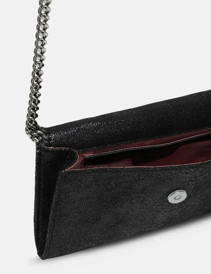Women Falabella Wallet Crossbody Bag Black Stella McCartney Iconic Falabella Women Falabella Wallet Crossbody Bag Black Stella McCartney Iconic Falabella